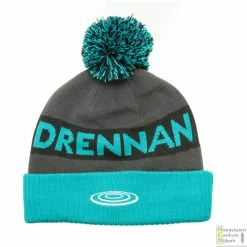 Drennan Muts Bobble Hat Aqua/black