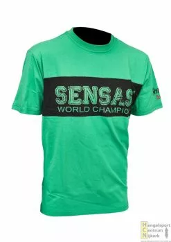 Sensas T-shirt Club Groen Met Zwart